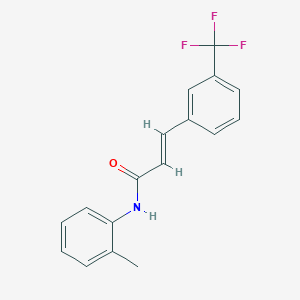 (2E)-N-(2-methylphenyl)-3-[3-(trifluoromethyl)phenyl]prop-2-enamide