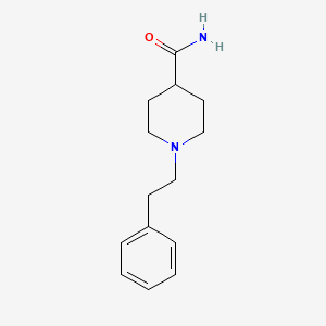 molecular formula C14H20N2O B2511759 1-(2-苯乙基)哌啶-4-甲酰胺 CAS No. 23793-55-7