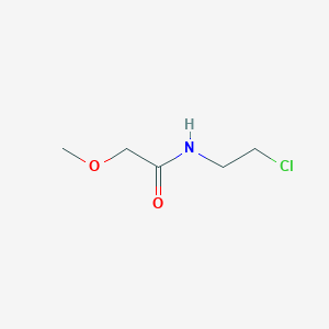 molecular formula C5H10ClNO2 B2511762 乙酰胺，N-(2-氯乙基)-2-甲氧基- CAS No. 915369-55-0