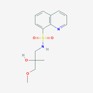 N-(2-hydroxy-3-methoxy-2-methylpropyl)quinoline-8-sulfonamide