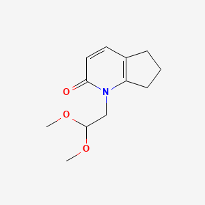 1-(2,2-Dimethoxyethyl)-6,7-dihydro-5H-cyclopenta[b]pyridin-2-one