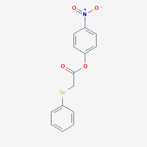 molecular formula C14H11NO4Se B025118 4-Nitrophenyl(phenylselenyl)acetate CAS No. 104015-14-7