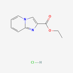 molecular formula C10H11ClN2O2 B2511822 Ethyl imidazo[1,2-a]pyridine-2-carboxylate hydrochloride CAS No. 82090-51-5