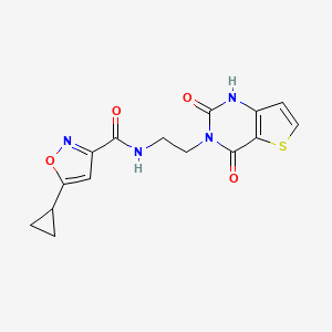 5-cyclopropyl-N-(2-(2,4-dioxo-1,2-dihydrothieno[3,2-d]pyrimidin-3(4H)-yl)ethyl)isoxazole-3-carboxamide