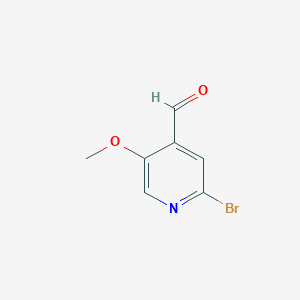2-Bromo-5-methoxyisonicotinaldehyde