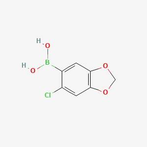 (6-Chloro-2H-1,3-benzodioxol-5-yl)boronic acid