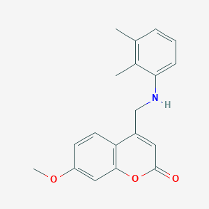 4-(((2,3-dimethylphenyl)amino)methyl)-7-methoxy-2H-chromen-2-one
