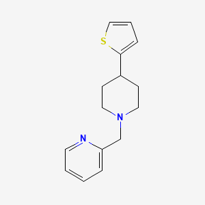 2-((4-(Thiophen-2-yl)piperidin-1-yl)methyl)pyridine