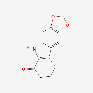 molecular formula C13H11NO3 B2511936 8,9-二氢-5H-[1,3]二氧杂环[4,5-b]咔唑-6(7H)-酮 CAS No. 1232803-33-6