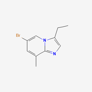 molecular formula C10H11BrN2 B2511945 6-Bromo-3-ethyl-8-methylimidazo[1,2-a]pyridine CAS No. 1545406-86-7