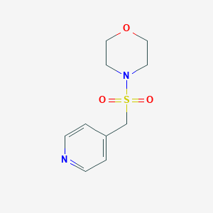 molecular formula C10H14N2O3S B2511952 4-(Pyridin-4-ylmethylsulfonyl)morpholine CAS No. 2361644-72-4