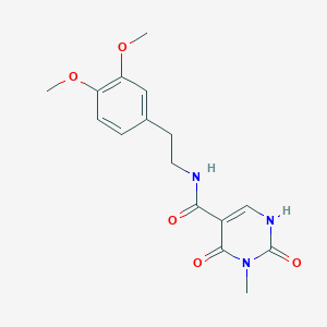 N-(3,4-dimethoxyphenethyl)-3-methyl-2,4-dioxo-1,2,3,4-tetrahydropyrimidine-5-carboxamide