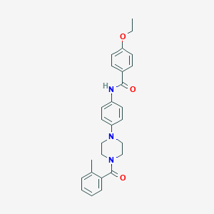 4-Ethoxy-N-{4-[4-(2-methylbenzoyl)piperazin-1-YL]phenyl}benzamide