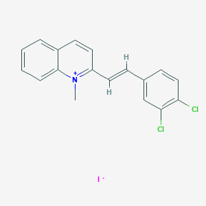 2-(3,4-Dichlorostyryl)-1-methylquinolin-1-ium iodide