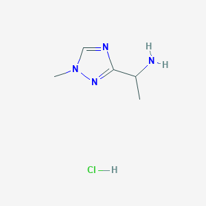 1-(1-methyl-1H-1,2,4-triazol-3-yl)ethan-1-amine hydrochloride