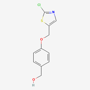 {4-[(2-Chloro-1,3-thiazol-5-yl)methoxy]phenyl}methanol