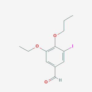 3-Ethoxy-5-iodo-4-propoxybenzaldehyde