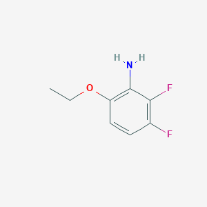 molecular formula C8H9F2NO B2512109 6-Ethoxy-2,3-difluoroaniline CAS No. 2385070-70-0