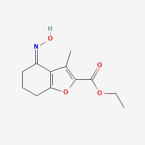 ethyl (4Z)-4-(hydroxyimino)-3-methyl-4,5,6,7-tetrahydro-1-benzofuran-2-carboxylate