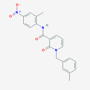 molecular formula C21H19N3O4 B2512132 1-(3-methylbenzyl)-N-(2-methyl-4-nitrophenyl)-2-oxo-1,2-dihydropyridine-3-carboxamide CAS No. 946247-50-3