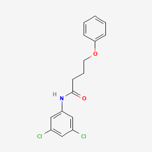 molecular formula C16H15Cl2NO2 B2512138 N-(3,5-dichlorophenyl)-4-phenoxybutanamide CAS No. 432541-42-9
