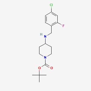 tert-Butyl 4-(4-chloro-2-fluorobenzylamino)piperidine-1-carboxylate