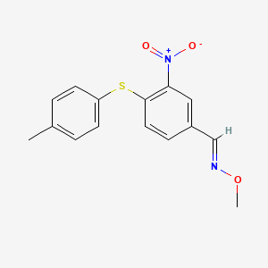 4-[(4-methylphenyl)sulfanyl]-3-nitrobenzenecarbaldehyde O-methyloxime