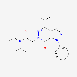 N,N-diisopropyl-2-(4-isopropyl-7-oxo-1-phenyl-1H-pyrazolo[3,4-d]pyridazin-6(7H)-yl)acetamide