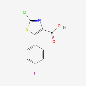 2-Chloro-5-(4-fluorophenyl)thiazole-4-carboxylic acid