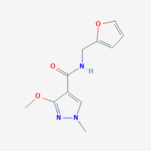 N-(furan-2-ylmethyl)-3-methoxy-1-methyl-1H-pyrazole-4-carboxamide
