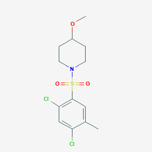 1-((2,4-Dichloro-5-methylphenyl)sulfonyl)-4-methoxypiperidine