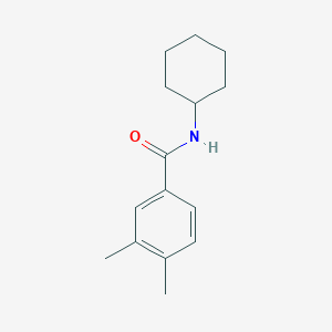 molecular formula C15H21NO B2512259 N-cyclohexyl-3,4-dimethylbenzamide CAS No. 333348-32-6