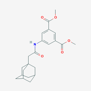 molecular formula C22H27NO5 B251229 Dimethyl 5-[(1-adamantylacetyl)amino]isophthalate 