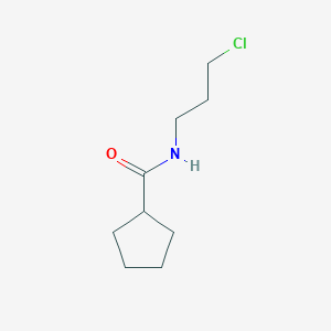 molecular formula C9H16ClNO B2512293 N-(3-chloropropyl)cyclopentanecarboxamide CAS No. 925591-77-1