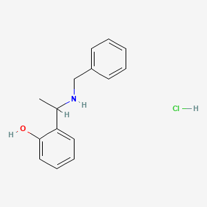 2-(1-(Benzylamino)ethyl)phenol hcl