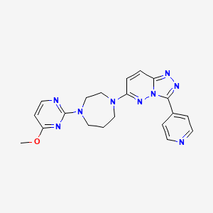 6-[4-(4-Methoxypyrimidin-2-yl)-1,4-diazepan-1-yl]-3-pyridin-4-yl-[1,2,4]triazolo[4,3-b]pyridazine