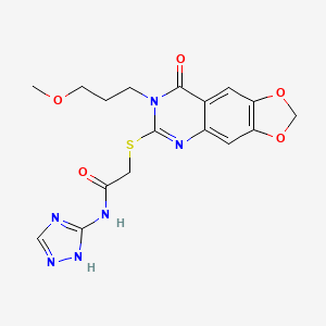 N-(3,5-difluorophenyl)-2-[4-(3-methylpiperidin-1-yl)-1-oxophthalazin-2(1H)-yl]acetamide