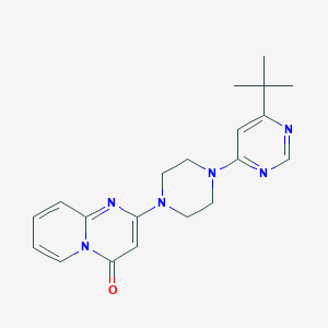 2-[4-(6-Tert-butylpyrimidin-4-yl)piperazin-1-yl]pyrido[1,2-a]pyrimidin-4-one