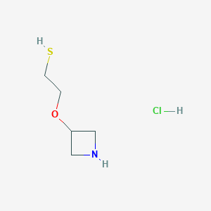 2-(Azetidin-3-yloxy)ethanethiol;hydrochloride