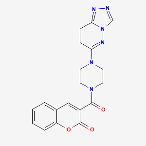 3-(4-([1,2,4]triazolo[4,3-b]pyridazin-6-yl)piperazine-1-carbonyl)-2H-chromen-2-one