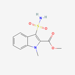 Methyl 1-methyl-3-sulfamoylindole-2-carboxylate