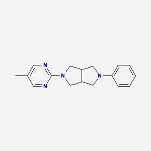 5-(5-Methylpyrimidin-2-yl)-2-phenyl-1,3,3a,4,6,6a-hexahydropyrrolo[3,4-c]pyrrole