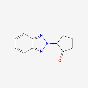 2-(2H-1,2,3-Benzotriazol-2-yl)cyclopentan-1-one
