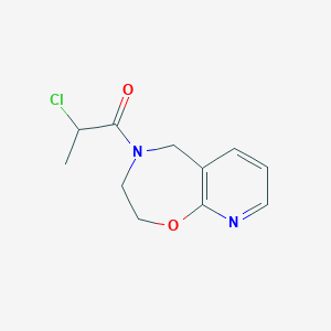 2-Chloro-1-(3,5-dihydro-2H-pyrido[3,2-f][1,4]oxazepin-4-yl)propan-1-one