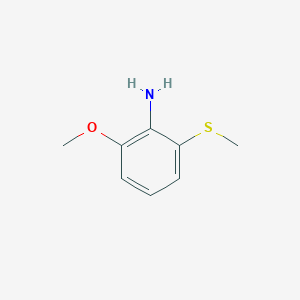 molecular formula C8H11NOS B2512415 2-Methoxy-6-(methylsulfanyl)aniline CAS No. 1026915-82-1