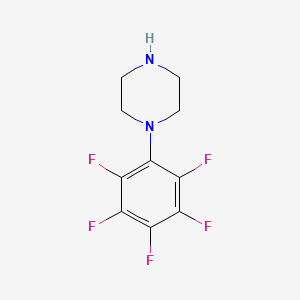 molecular formula C10H9F5N2 B2512454 1-(2,3,4,5,6-五氟苯基)哌嗪 CAS No. 872467-63-5