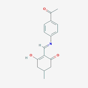 2-[(4-Acetylanilino)methylene]-5-methyl-1,3-cyclohexanedione
