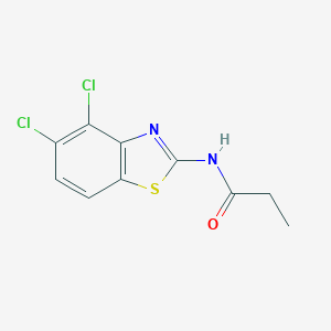 N-(4,5-dichloro-1,3-benzothiazol-2-yl)propanamide