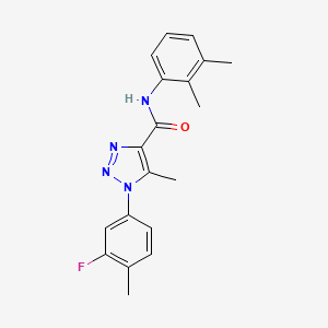 N-(2,3-dimethylphenyl)-1-(3-fluoro-4-methylphenyl)-5-methyl-1H-1,2,3-triazole-4-carboxamide
