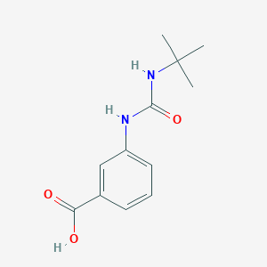 3-[(Tert-butylcarbamoyl)amino]benzoic acid